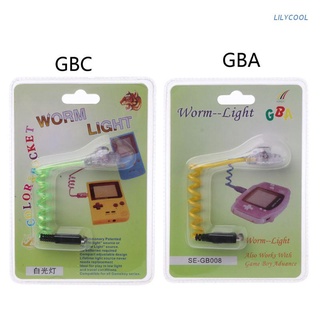 Lily* lámparas LED de iluminación de gusano Flexible de alta calidad para consola nintent Gameboy GBA GBC GBP