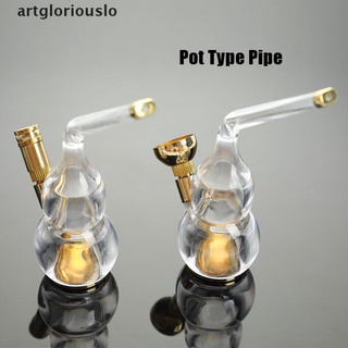 artgloriouslo Hookah - pipas de tabaco para fumar, diseño de Metal, acrílico, tubo de agua.