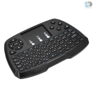 Versión rusa GHz teclado inalámbrico Touchpad ratón de mano mando a distancia para Android TV BOX Smart TV PC Notebook (9)