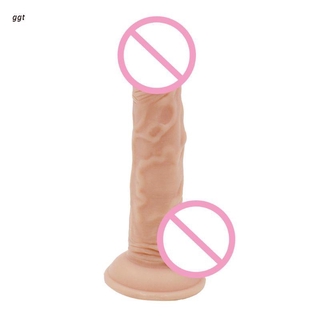 ggt Realistic Dildo for Beginner, Dildo with Strong Suction Cup, 7.8" Lifilike Penis for Hands-Free