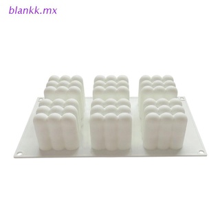 BLANK 6 Cavity Silicone Mould,3D Cube Shaped Cake Baking Mold Bakeware Muffin Tray DIY Tools for Cake Candy Chocolate Cupcake Jelly Handmade Soap Candles