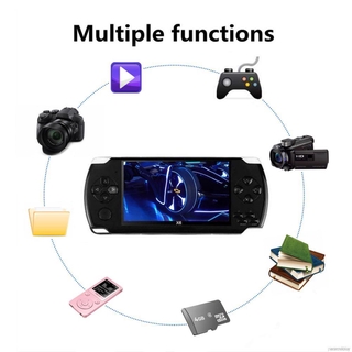 4.3 Inch 8GB Handheld Portable Game Console Built In 1200+Real Video Games For Gba/gbc/SFC/fc/SMD Games Mp3/mp4/mp5/DV/DC Function Cactus