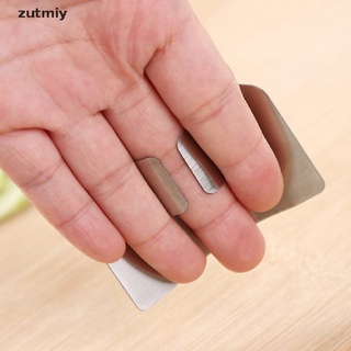 [zutmiy3] protectores de dedo para cortar cuchillos de acero protector de herramienta de cocina para cortar alimentos mx4883