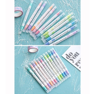 rotulador fluorescente de piel/pluma marcador de color de agua para dibujar pintura/suministros escolares (8)