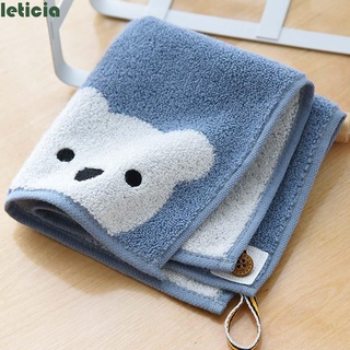 leticia hangable saliva toallas cómodas toallitas toalla cara toalla recién nacido lindo algodón de dibujos animados oso suave niños pañuelo/multicolor