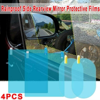 Espejo de la película lateral del camión de piezas de protección conjunto de accesorios de la ventana de vidrio coche 4Pcs luz Exterior azul Anti-niebla (1)