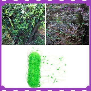 [Artículos De Moda] Red De Plástico Enrejado Verde Jardín Para Frutas Al Aire Libre Frijol Vid Plantas Tomate Uva Verduras Escalada 6 (7)