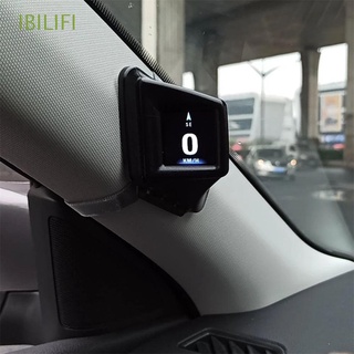 ibilifi proyector de velocidad dual sistema lcd sobrevelocidad alarma coche digital hud pantalla frontal accesorios de coche velocímetro obd+gps