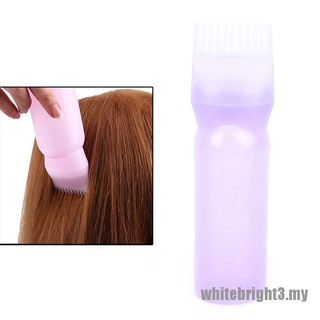 [WHITE3] 120 ml tinte para el cabello aplicador peine dispensación salón coloración de cabello tinte