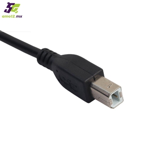 USB 2.0 AM-A-BM Cable de alta velocidad plomo A A B para escáneres de impresora disco duro (7)