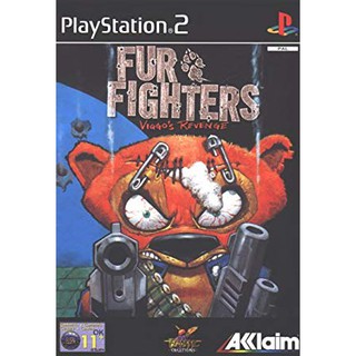Ps2 Fur Fighters Viggo's Revenge Dvd tarjeta de juego