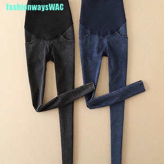 [fashionwayswac] moda mujeres embarazadas pantalones delgados skiny jeans casual pantalones vaqueros de maternidad [fwac] (6)