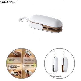 cocosweet abs clip de sellado portátil mini sellador de calor de mano para cocina