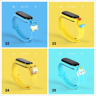 Correa De Gel De Silicona Para Reloj/Estilo De Dibujos Animados Disney Donald Duck Garfield Xiaomi Band 3/4 Pulsera Smartwatch