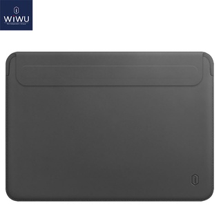 WIWU Impermeable Portátil Bolsa 14 13 15 Pulgadas Caso Para MacBook Air Pro Notebook Cuero PU Funda Accesorios