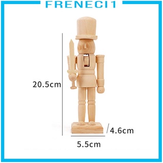 [freneci1] Figuras De madera Nutcracker De madera manualidades De 20.5cm/8.07 pulgadas/Nutcracker De madera Para niños De navidad (7)