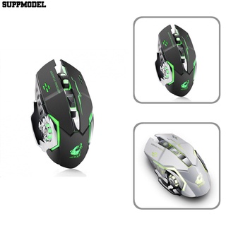 SP Ergonomic Rechargeable Breathing Light Mute Wireless Gaming Mechanical Mouse