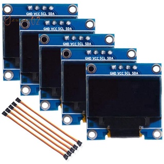Paquete de 5 pulgadas OLED ule 12864 128X64 blanco SSD1306 controlador IIC Serial Display Board ule para Arduino, Raspberry Pi