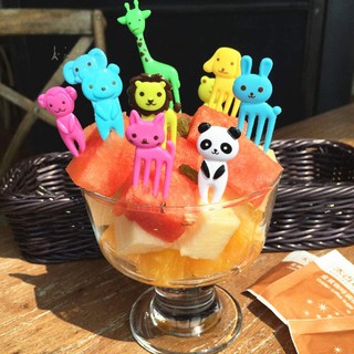 20 Palitos Palillos de Animalitos para frutas Niños Accesorio lunch divertido Mini Tenedores