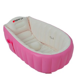 Bañera de bebé a tiempo rosa. Bañera de bebé suave bañera para bebé regalo de nacimiento