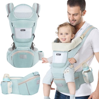 0-48 meses ergonómico porta bebé bebé bebé hipseat portador 3 en 1 frente ergonómico canguro bebé envoltura cabestrillo