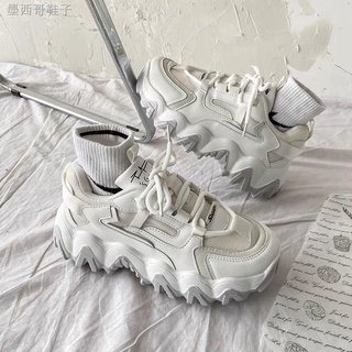 daddy zapatos mujer ins marea zapatos deportivos mujeres estudiantes versión coreana de la ola blanca salvaje fondo grueso hyuna estilo 2021 nuevo