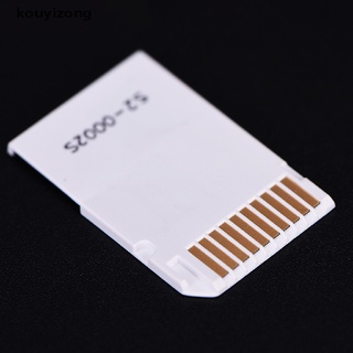 [kouyi2] venta caliente doble 2 ranura micro para sd sdhc tf a memory stick ms tarjeta pro duo lector adaptador para psp mx31