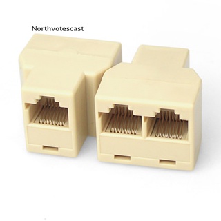 Northvotescast nuevo adaptador Rj45 divisor Ethernet 10X conector de Pc red LAN Pc Plug Cat5 6 NVC nuevo (1)