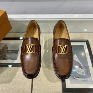 LV Louis Vuitton 2022 Últimos Zapatos De Hombre Mocasines Barco Cuero Casual Eur Tamaño : 38-44 621110-1107