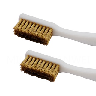 Cepillo De Cobre para limpieza 3D De impresora De mango De alambre para el cuidado De los dientes accesorios De limpieza herramienta/Multicolor (7)