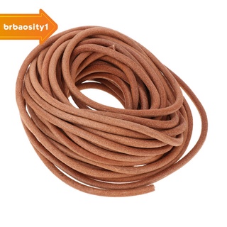 [brbaosity1] cordón de cuero redondo de 10 m para hacer joyas de 5 mm 6 mm 8 mm de diámetro 5 mm de diámetro