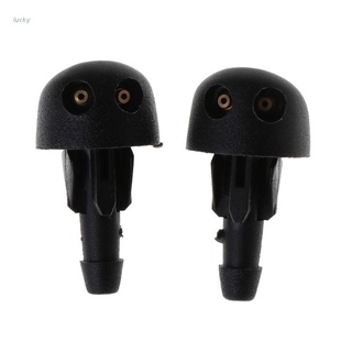 lucky 2Pcs Front Windsheild Wiper Nozzles Washer Jets for Renault Clio MK2 7700413545 Car Styling Auto Replacement Part Windshield Washer Wiper