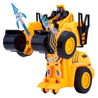Deformation Engineering Vehicle Kids Gift Forklift Construction Truck Robot Toy Plastic Transformer Car Children Toys