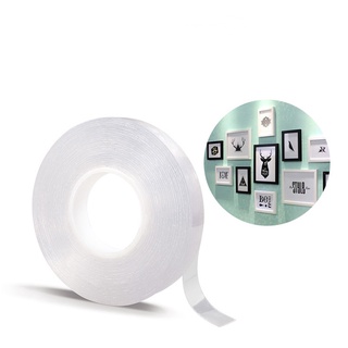 1M cinta adhesiva reutilizable de doble cara Nano sin rastro adhesivo extraíble lavable (2)