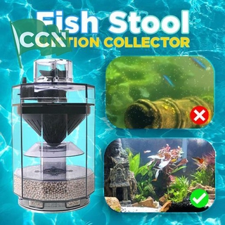 CCN * Taburete De Pescado Colector De Succión Para Tanque De Peces Automático Filtro Fecal Aumentar Oxígeno Y Limpieza Acuario 16 * 9cm (1)