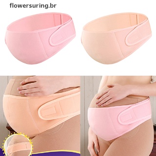 { FCC } Cinturón De Maternidad Mujer Embarazada abdomen Espalda Soporte Cinturones Vientre Bandas Floresuring.br
