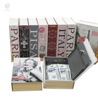 Almacenamiento caja de seguridad diccionario libro banco dinero efectivo joyería secreto de seguridad armario