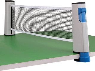 Red de tenis de mesa retráctil de repuesto, red de Ping Pong y poste con bolsa de almacenamiento de PVC, (1,7 m, se adapta a mesas de hasta 2,0 pulgadas 5,0 cm) (1)