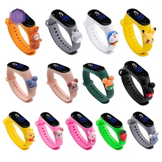 [mm] reloj de pulsera digital led deportivo impermeable para niños niñas hombres mujeres reloj de pulsera de silicona