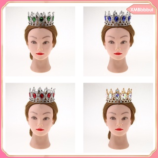 [bbui] diadema barroco de cristal reina corona tiara rhinestone novia accesorios para el cabello
