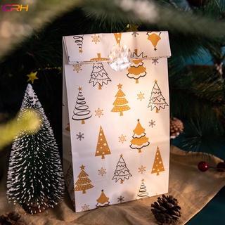 Crh bolsa de papel Kraft bolsa de caramelo bolsa de navidad bolsas de boda embalaje papel Kraft ambiental