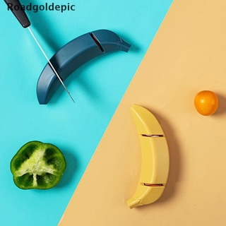roadgoldepic sacapuntas en casa cocina creativa forma de plátano cuerpo de plátano tiene 2 nodos afiladores wdep