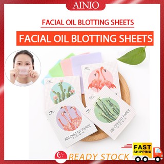 50 pzs hojas de aceite absorbentes de aceite/goteo facial/aceite facial/aceite facial/aceite facial mate/tejidos faciales (1)