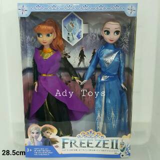 2 unids/Set FROZEN ANNA ELSA Disney dulce moda niños juguetes colección regalo muñecas