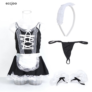 [eccjoo] disfraz sexy babydoll vestido uniforme lencería erótica roles cosplay maid lolita