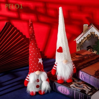 PELO1 Creativo Muñeco de peluche Regalos Elfo enano Navidad gnomos suecos Decoración del hogar Lindo Ornamento Navidad Sin rostro