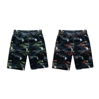 *QS Fashion Printed Men Beach Shorts Quick Drying Men Swimwear Elastic Swim Trunks