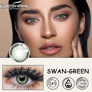 EYESHARE 1 Pair Contact Lenses Natural Colored Yearly use Eyes Cosmetics Contact Lens (5)