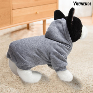 Y.D moda Color sólido caliente cachorro perro sudaderas suéter abrigo sudadera ropa para mascotas