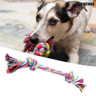 Y.E Dog Chew Knot Sturdy Interactive Portable Braided Bone Rope Pet Molar Toy for Home